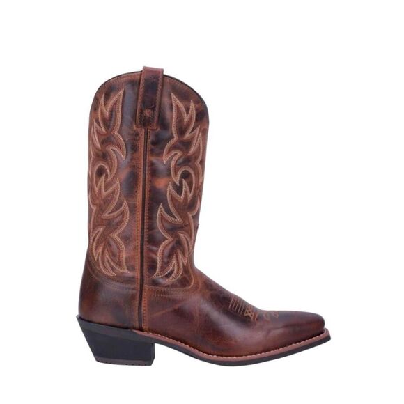 TONY LAMA Men's Brown Leather Western Boot Size 9.5D - Picture 1 of 10